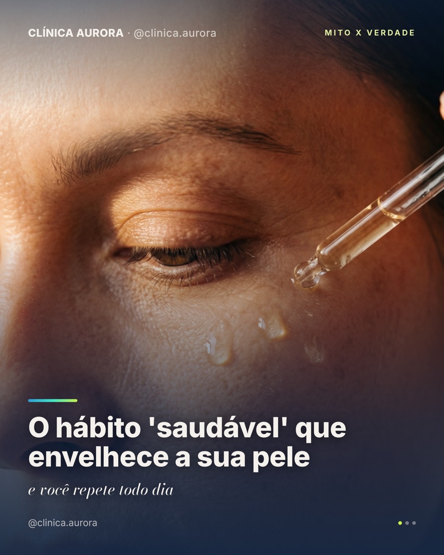 Post on-brand · Clínica Aurora — Ácido não resseca a pele